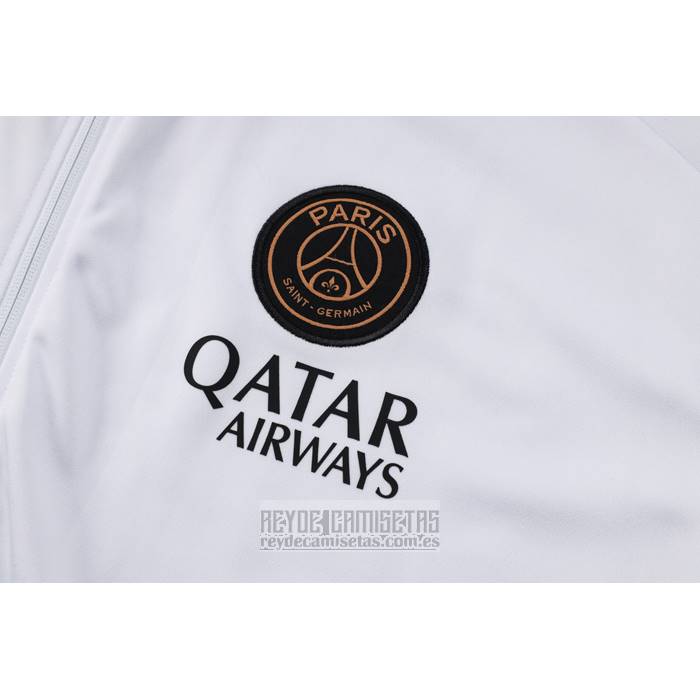 Chandal de Chaqueta del Paris Saint-Germain Jordan Nino 2024-2025 Blanco